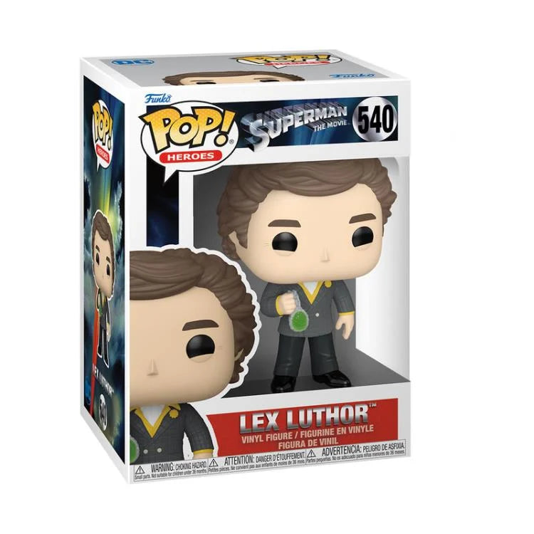Funko POP! Heroes: Superman The Movie - Lex Luthor #540 (with Kryptonite Necklace) (1978) (Limited Chase Edition)