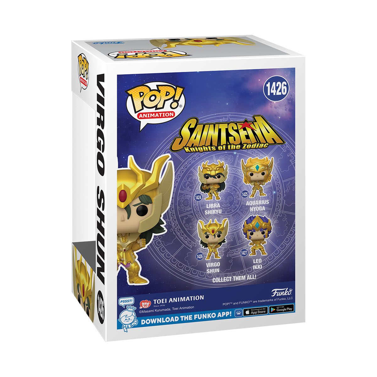 PRESALE | Funko POP! Animation: Saint Seiya - Gold Virgo Shun #1426 Vinyl Figures