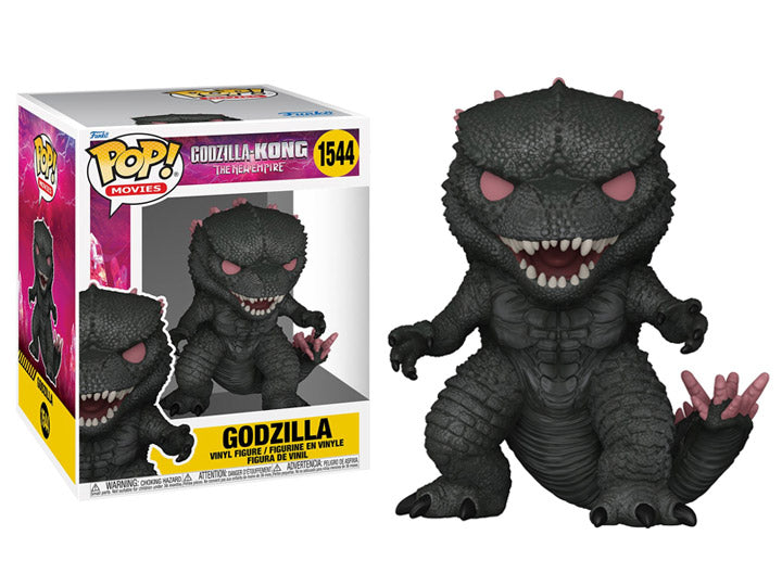 PRESALE | Funko POP! Movies: Super Sized 6" - Godzilla x Kong: The New Empire - Godzilla #1544 - Vinyl Figures