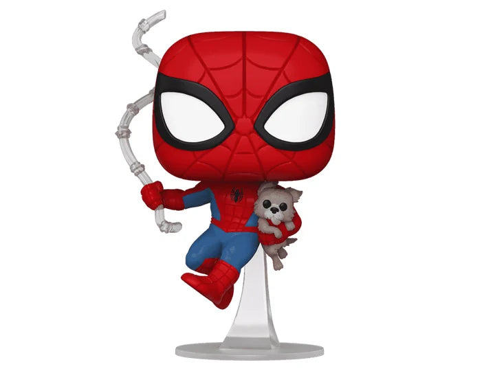 Funko Pop! Marvel: Amazing Spider-Man - Spider-Man with Sandwich the Dog Exclusive #1449