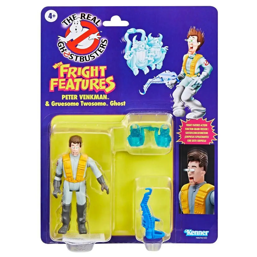 PRESALE | The Real Ghostbusters Fright - Peter Venkman with Gruesome Twosome Ghost - 5-Inch Action Figure (Hasbro)