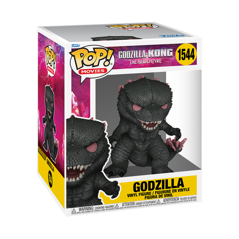 PRESALE | Funko POP! Movies: Super Sized 6" - Godzilla x Kong: The New Empire - Godzilla #1544 - Vinyl Figures