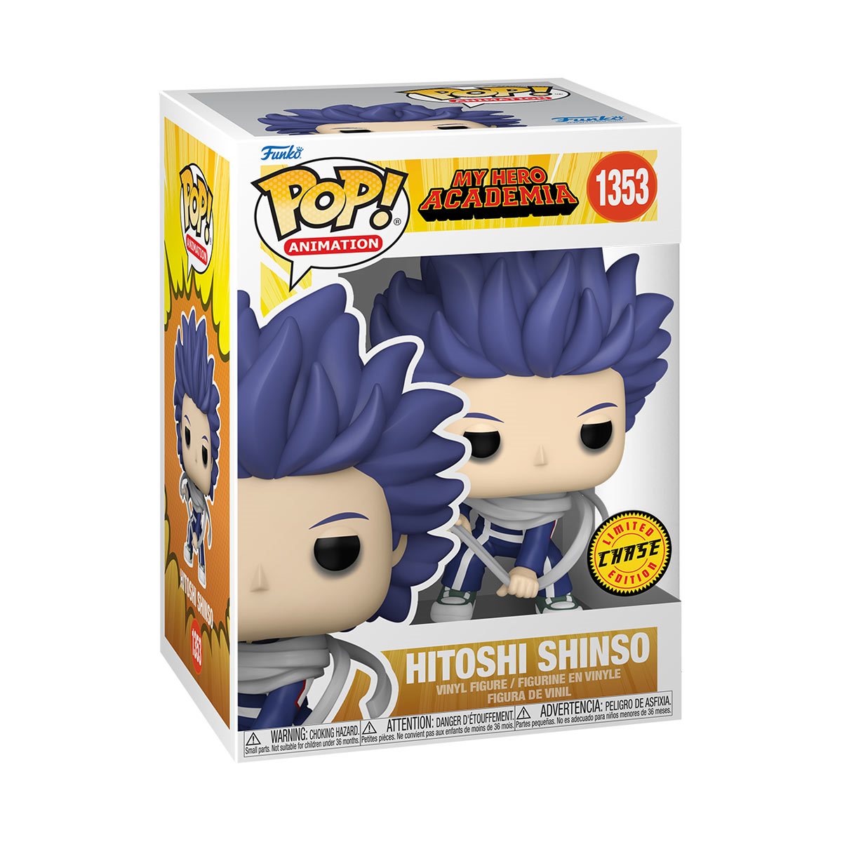 PRESALE | Funko POP! Animation: My Hero Academia - Hitoshi Shinso (Chase) #1353 Vinyl Figures