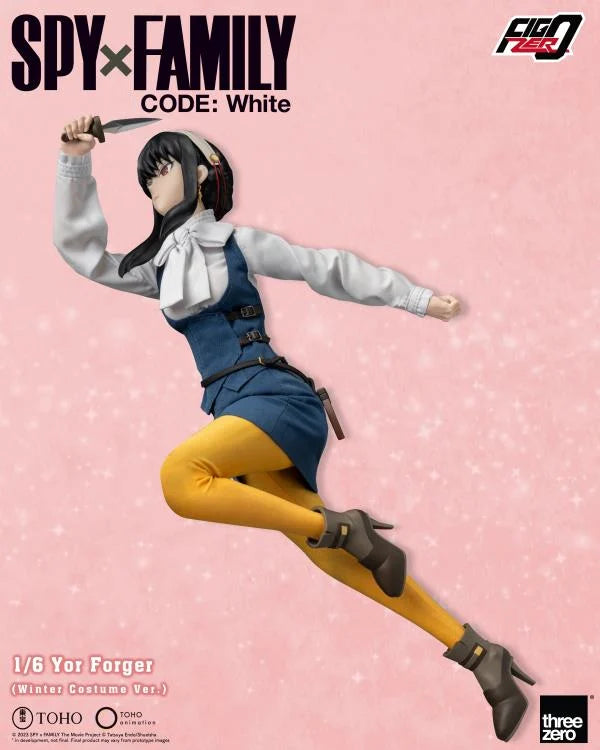 PRESALE |  Spy x Family Code: White Yor Forger Winter Costume Version 1:6 Scale FigZero Action Figure (ThreeZero)