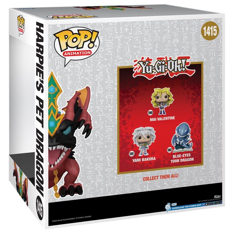 PRESALE | Funko POP! Animation: Yu-Gi-Oh! - Harpie's Pet Dragon Jumbo #1415 Vinyl Figures