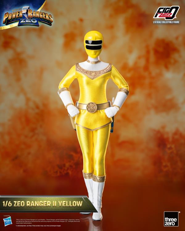 PRESALE | Power Rangers - Zeo Ranger II Yellow - FigZero - 1/6 Scale Action Figure (ThreeZero)