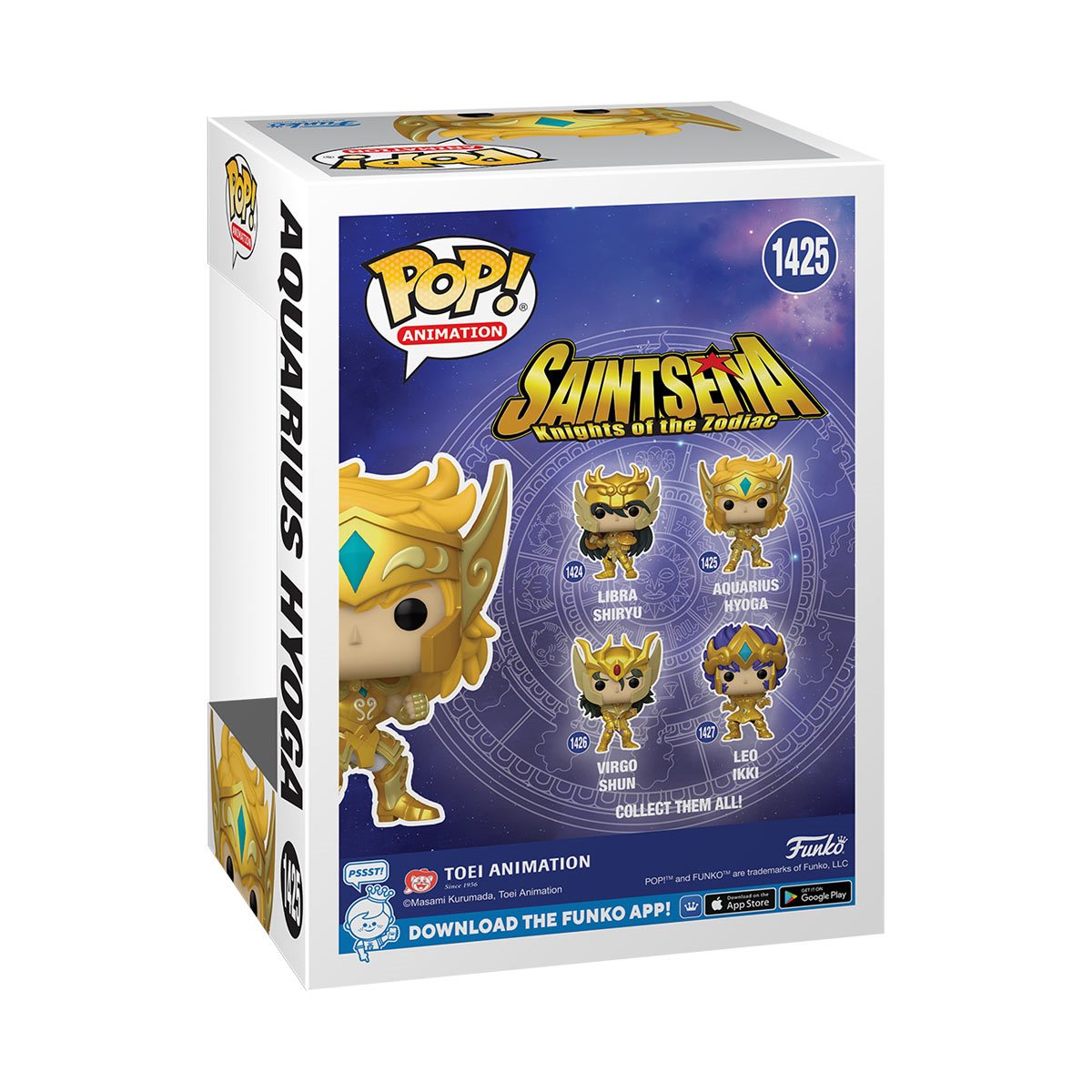 PRESALE | Funko POP! Animation: Saint Seiya - Gold Aquarius Hyoga #1425 Vinyl Figures