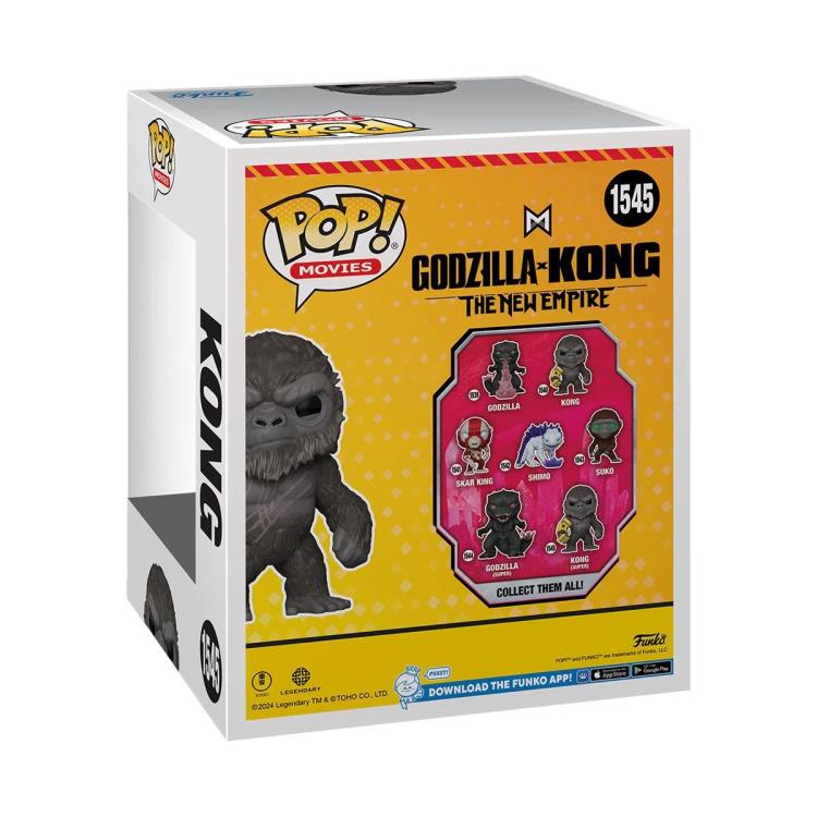 PRESALE | Funko POP! Movies: Super Sized 6" - Godzilla x Kong: The New Empire - Kong with Mechanical Arm #1545 - Vinyl Figures