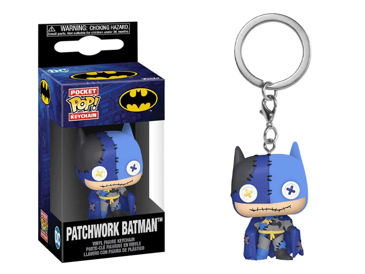 Funko Pocket Pop! Keychain: DC Comics - Batman (Patchwork)