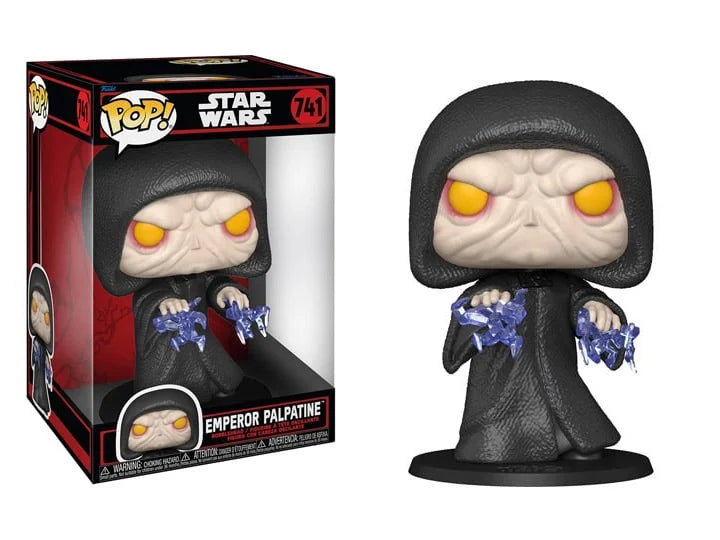 PRESALE | Funko Jumbo POP! Star Wars Dark Side Emperor Palpatine Vinyl Figure #741