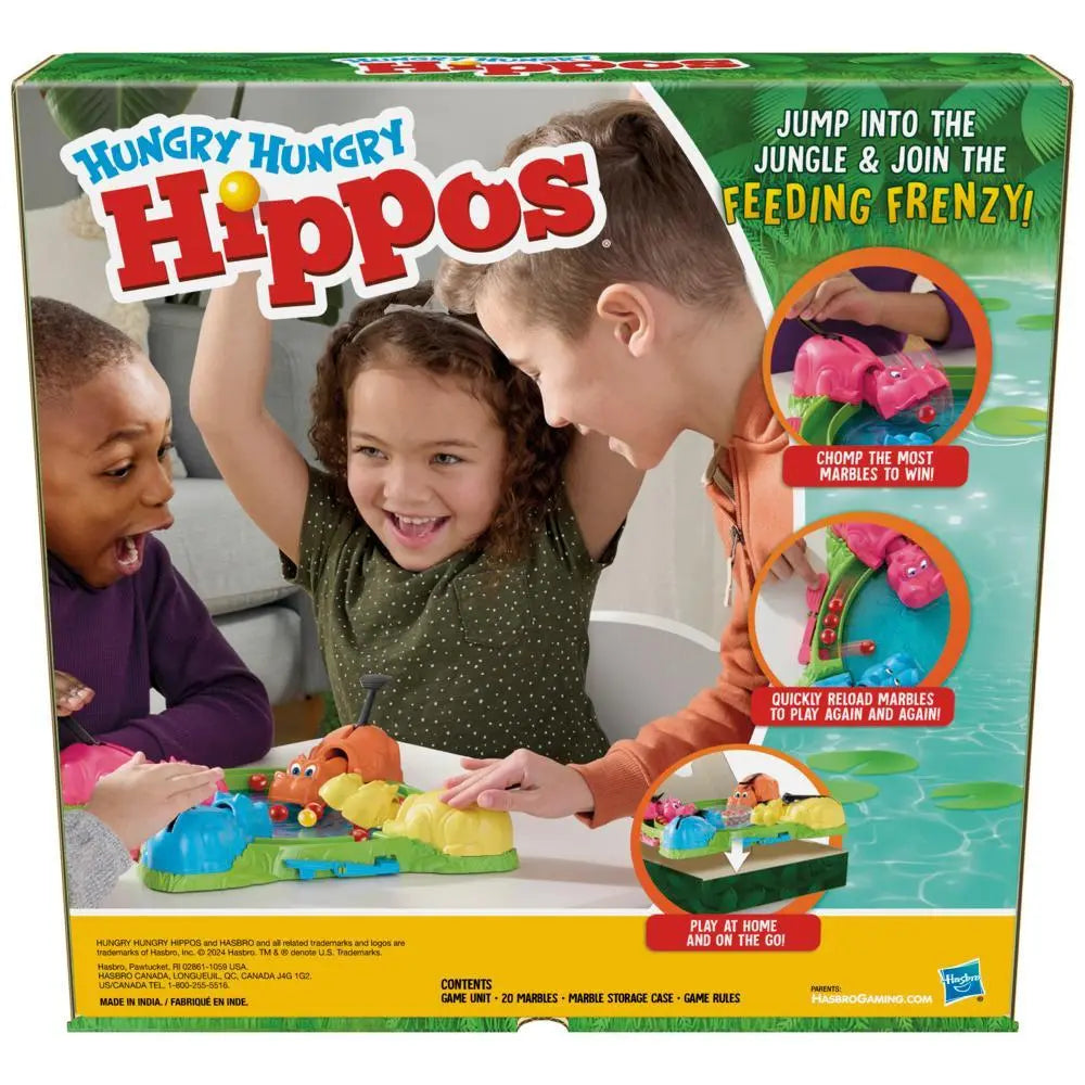 PRESALE | Hungry Hungry Hippos Game for Preschoolers (Hasbro)