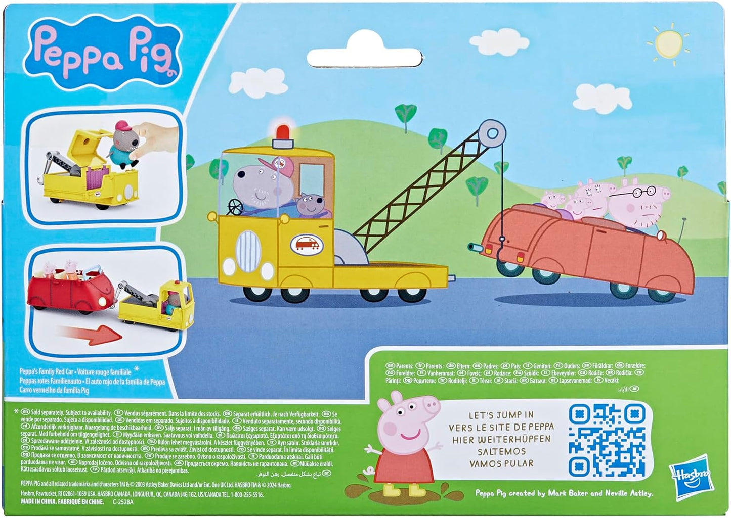 Peppa Pig Granddad Dog's Tow Truck Construction Vehicle and Figure Set (Hasbro)