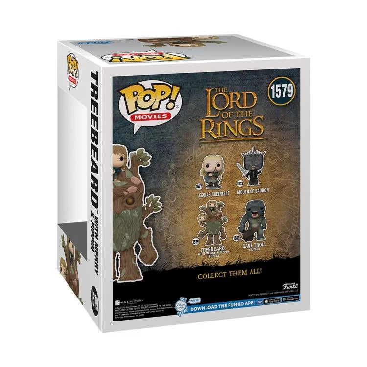 PRESALE | Funko POP - Movies: The Lord of the Rings - Treebeard with Merrry and Pippin - Vinyl Figure #1579