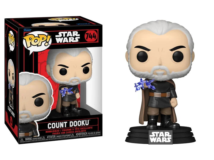 PRESALE | Funko POP! Star Wars Dark Side Count Dooku Vinyl Figure #744