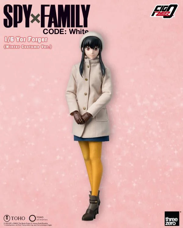 PRESALE |  Spy x Family Code: White Yor Forger Winter Costume Version 1:6 Scale FigZero Action Figure (ThreeZero)