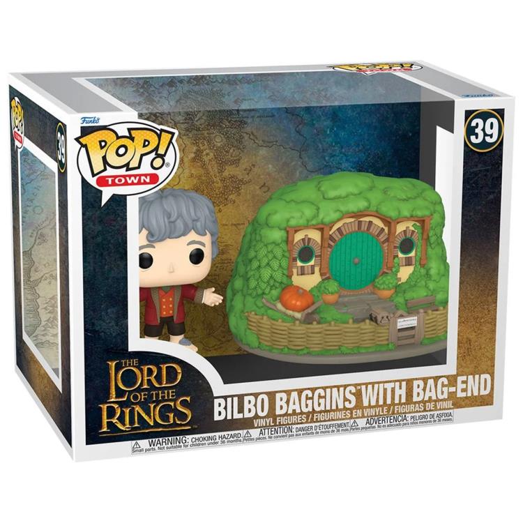 Funko POP! Town: The Lord of the Rings - Bilbo Baggins with Bag-End - Town #39