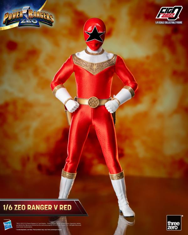 PRESALE | Power Rangers - Zeo Ranger V Red - FigZero - 1/6 Scale Action Figure (ThreeZero)