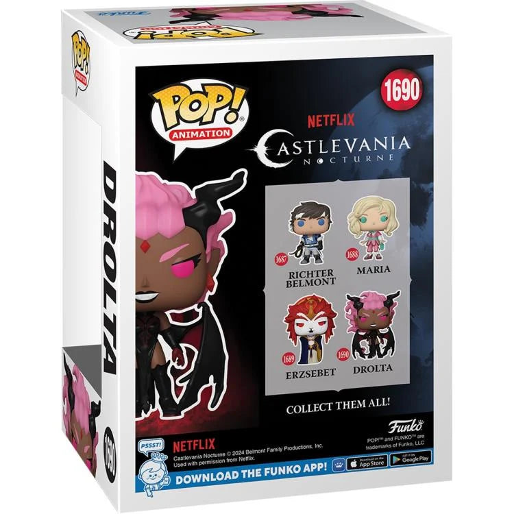 PRESALE | Funko POP! Animation: Castlevania: Nocturne - Drolta Tzuentes Vinyl Figure #1690