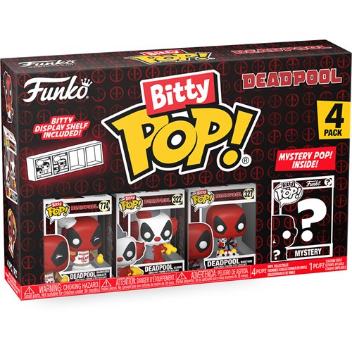 PRESALE | Funko Bitty Pop! - Marvel - Deadpool Backyard Griller - Four Pack Vinyl Figures