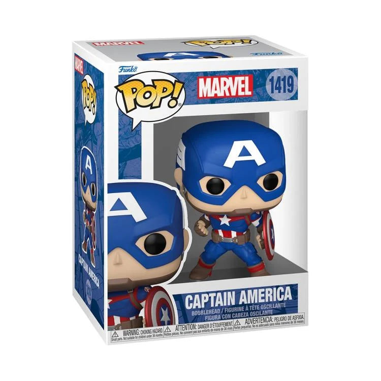 PRESALE | Funko POP! Marvel New Classics Captain America Vinyl Figure #1419