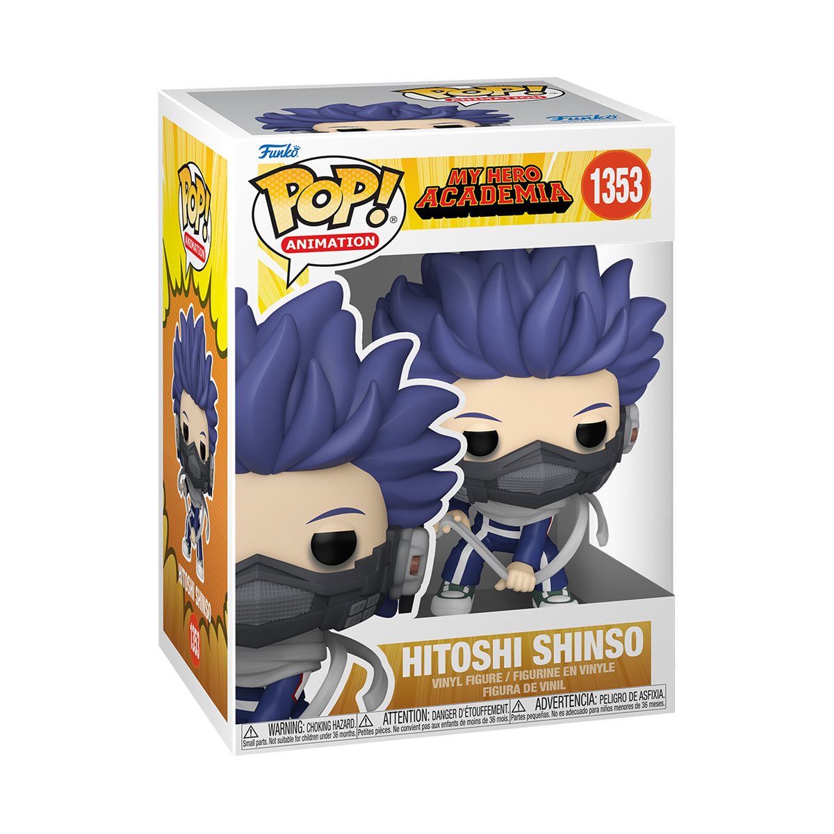 PRESALE | Funko POP! Animation: My Hero Academia - Hitoshi Shinso #1353 Vinyl Figures