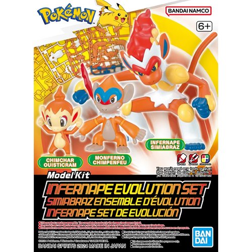 PRESALE | Pokemon Infernape Evolution Set Model Kit (Bandai Hobby Gunpla)