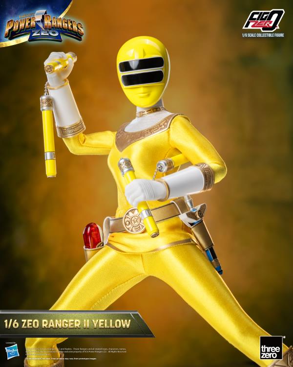 PRESALE | Power Rangers - Zeo Ranger II Yellow - FigZero - 1/6 Scale Action Figure (ThreeZero)