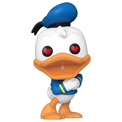 PRESALE | Funko POP! Disney: Donald Duck 90th Anniversary - Donald Duck with Heart Eyes #1445 - Vinyl Figures