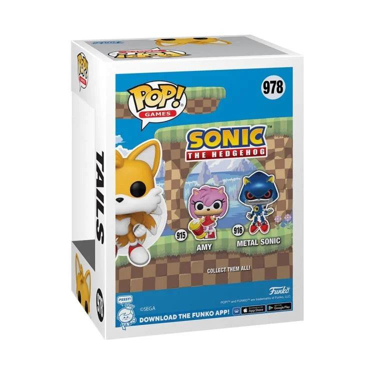 PRESALE | Funko Pop! Games: Sonic the Hedgehog - Tails Flying Vinyl Figure #978 - Specialty Series