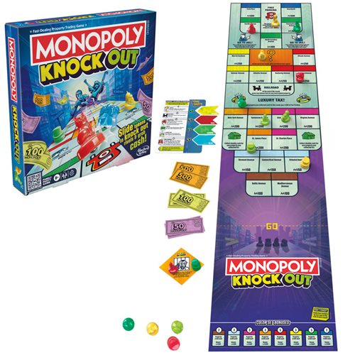 Monopoly Knockout Family Party Game (Hasbro)