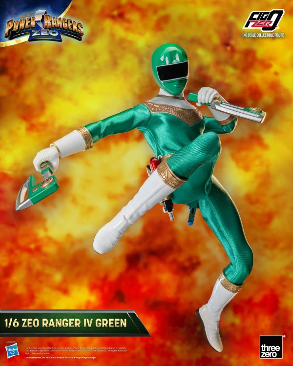 PRESALE | Power Rangers - Zeo Ranger IV Green - FigZero - 1/6 Scale Action Figure (ThreeZero)