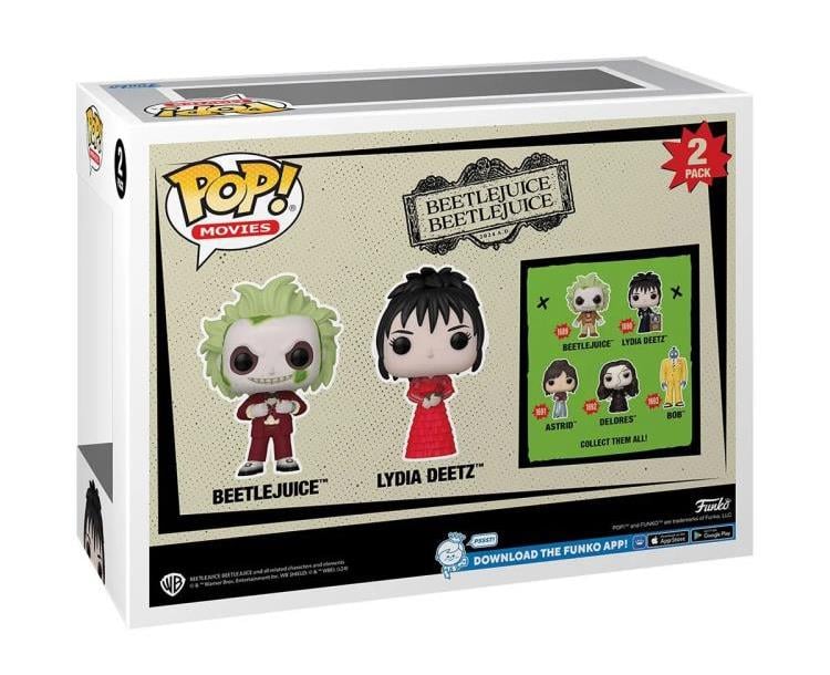 Funko Pop! Movies: Beetlejuice Beetlejuice - Beetlejuice & Lydia Deetz Two-Pack