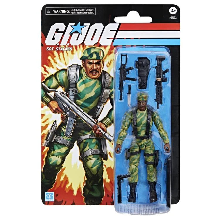 PRESALE | G.I. Joe Classified Series Retro Cardback Sgt. Stalker 6-Inch Action Figure (Hasbro)