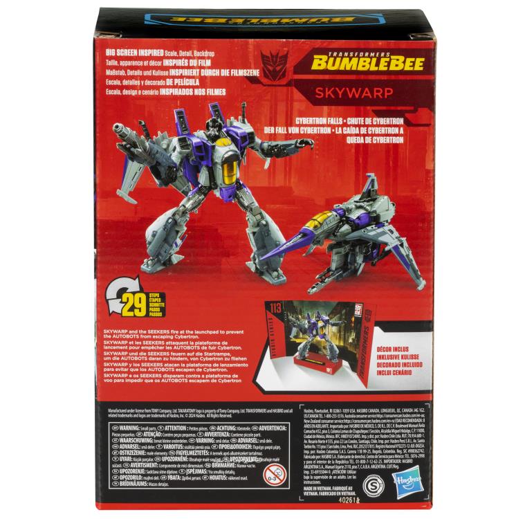 Transformers: Bumblebee Studio Series 113 Voyager Skywarp [Hasbro]