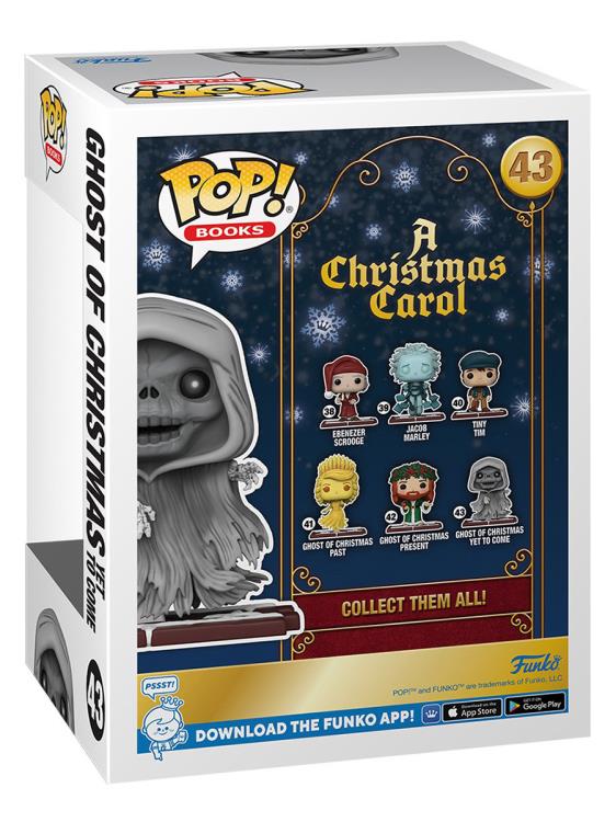 Funko Pop! Books: A Christmas Carol - Ghost of Christmas Yet to Come (Glow) #43