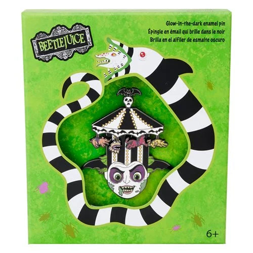 Beetlejuice: Carousel Hat Sliding 3-Inch Collector Box Pin [Loungefly]