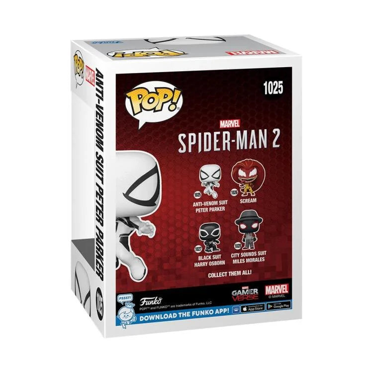 Funko Pop! Games: Spider-Man 2 - Anti-Venom Suit Peter Parker - #1025