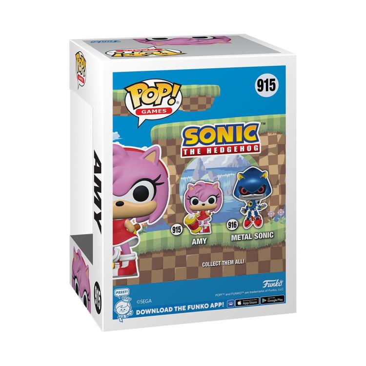 PRESALE | Funko POP! Games: Sonic the Hedgehog - Amy Rose #915 Vinyl Figures