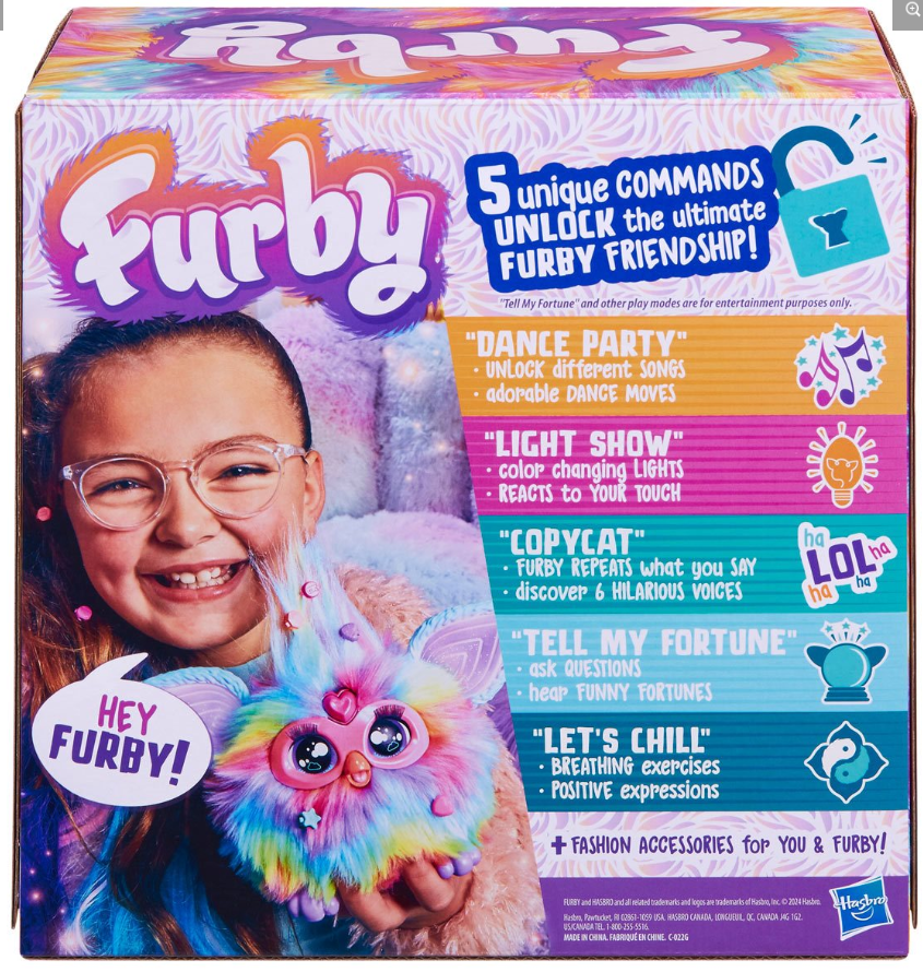 Furby: Tie Dye Interactive Electronic Plush Toy [Hasbro]