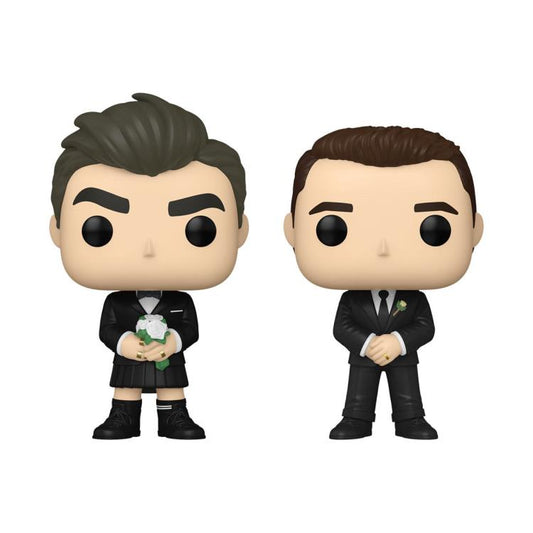 PRESALE | Funko POP! TV: Schitt's Creek - David Rose & Patrick Brewer Two-Pack (Wedding) Vinyl Figures