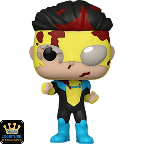 Funko POP! Television: Invincible - Invincible with Broken Mask Bloody (Specialty Series) #1502