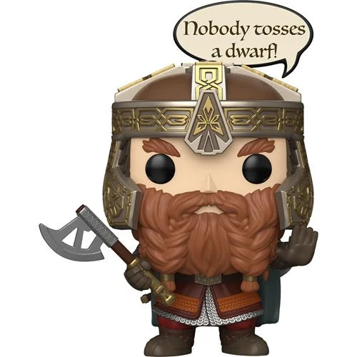 Funko POP! Movies: The Lord of the Rings - Gimli - Sayings Funko POP! #2028