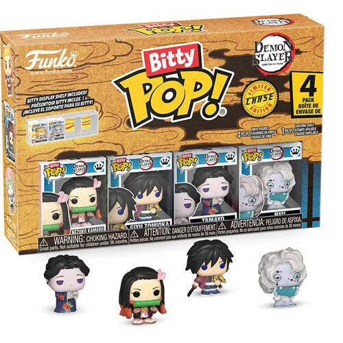 Funko Bitty POP!: Demon Slayer - Nezuko Kamado (Mini-Figure 4-Pack) (Limited Chase Edition)