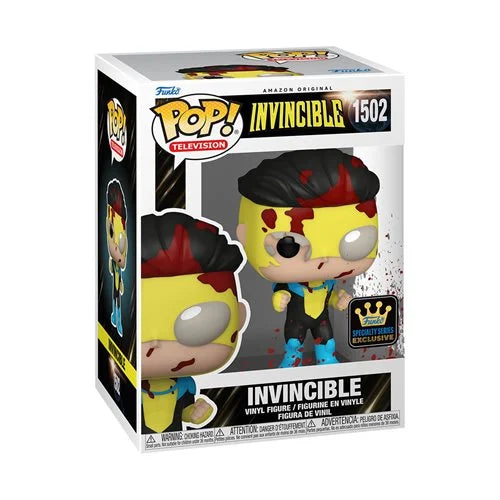 Funko POP! Television: Invincible - Invincible with Broken Mask Bloody (Specialty Series) #1502
