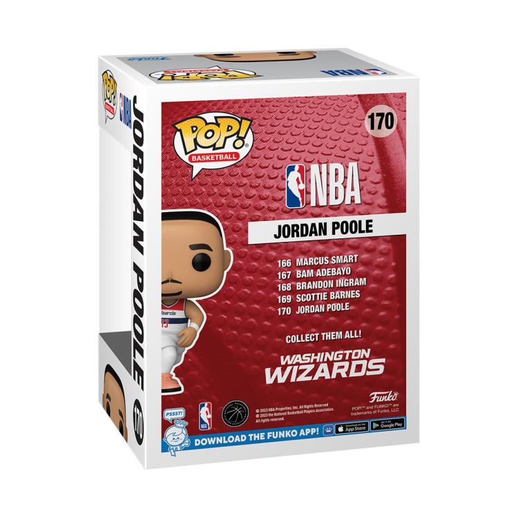 PRESALE | Funko POP! Sports: NBA - Washington Wizards Jordan Poole #170 Vinyl Figures