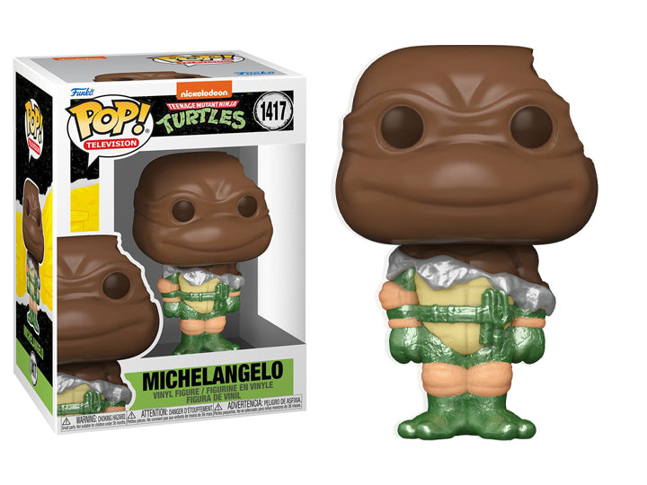 PRESALE | Funko POP!  TV: Teenage Mutant Ninja Turtles - Michelangelo (Easter Chocolate Deco) #1417 Vinyl Figures