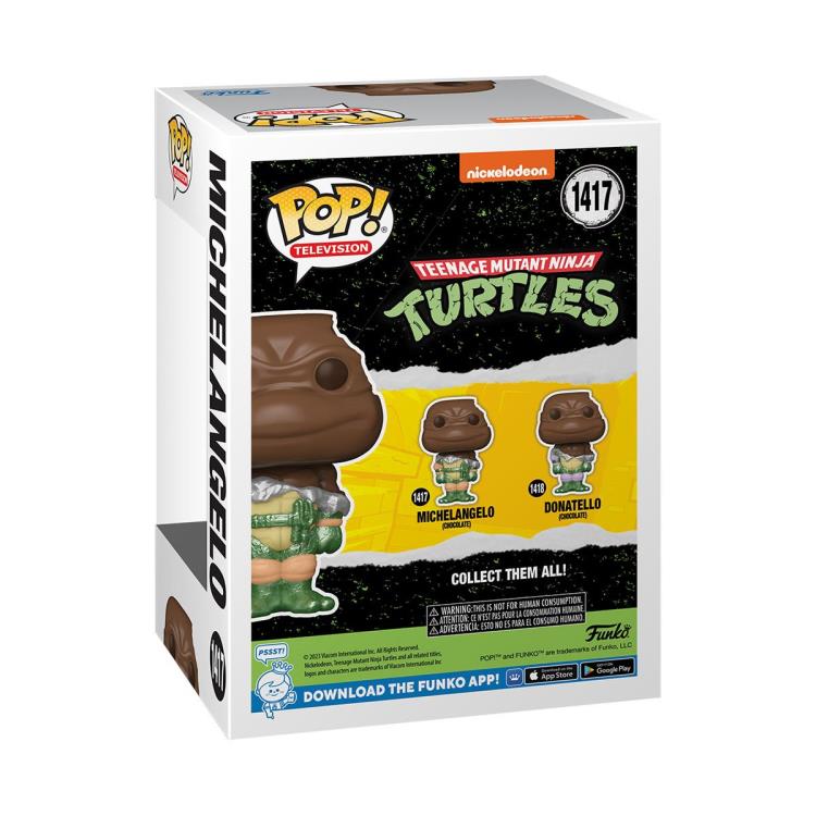 PRESALE | Funko POP!  TV: Teenage Mutant Ninja Turtles - Michelangelo (Easter Chocolate Deco) #1417 Vinyl Figures