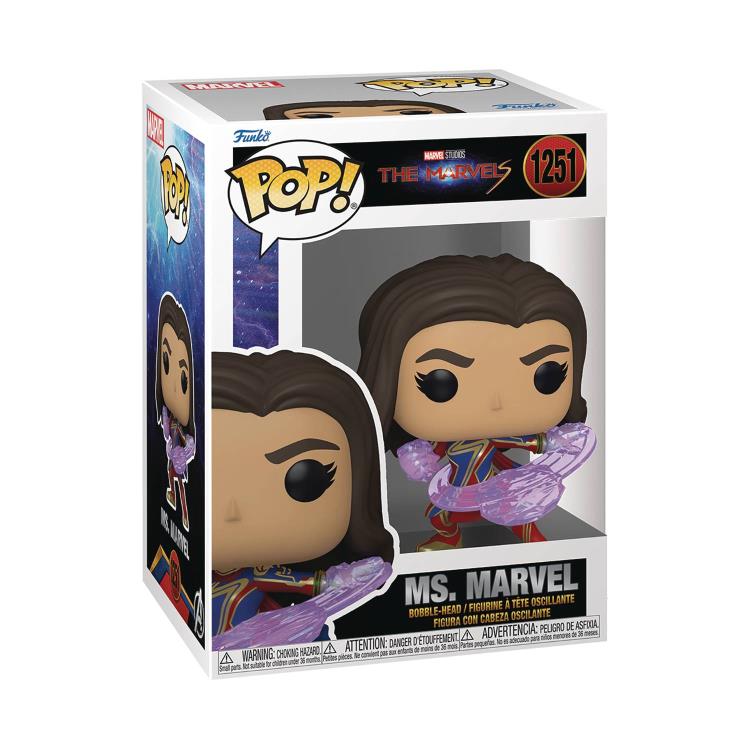 PRESALE | Funko POP! Vinyl: The Marvels - Ms. Marvel #1251 Vinyl Figures