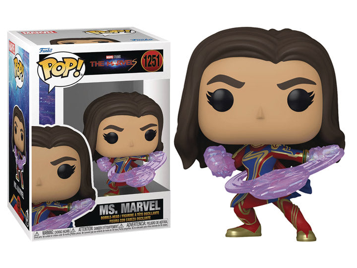 PRESALE | Funko POP! Vinyl: The Marvels - Ms. Marvel #1251 Vinyl Figures