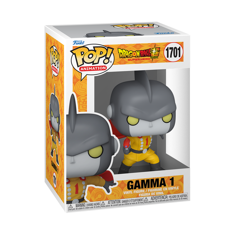 PRESALE | Funko POP! Animation: Dragon Ball Super: Super Hero - Gamma 1 Vinyl Figure #1701